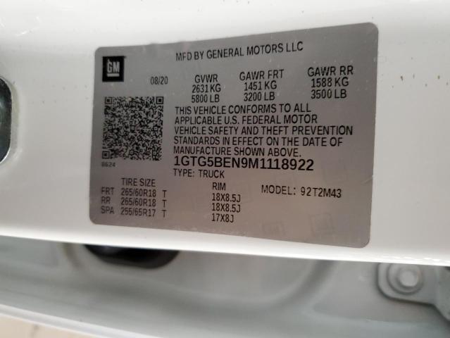 1GTG5BEN9M1118922 GMC Canyon Elevation