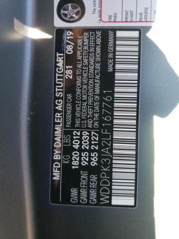 2020 MERCEDES-BENZ SLC 300 WDDPK3JA2LF167761