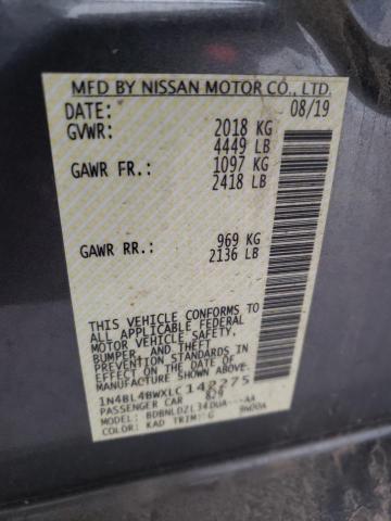 2020 NISSAN ALTIMA S - 1N4BL4BWXLC142275