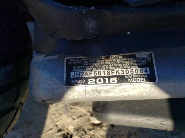 2015 HONDA NPS50 JH2AF5818FK305084