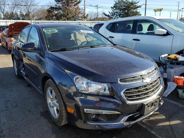 Salvage cars for sale from Copart Moraine, OH: 2015 Chevrolet Cruze LT