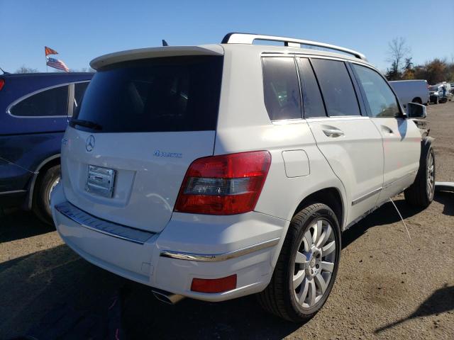 VIN: WDCGG8HB8BF650204 Auction: COPART Lot: 65752872 Location: CT - HARTFORD WDCGG8HB8BF650204 MERCEDES-BENZ GLK-CLASS 2011 WHITE Photo 4
