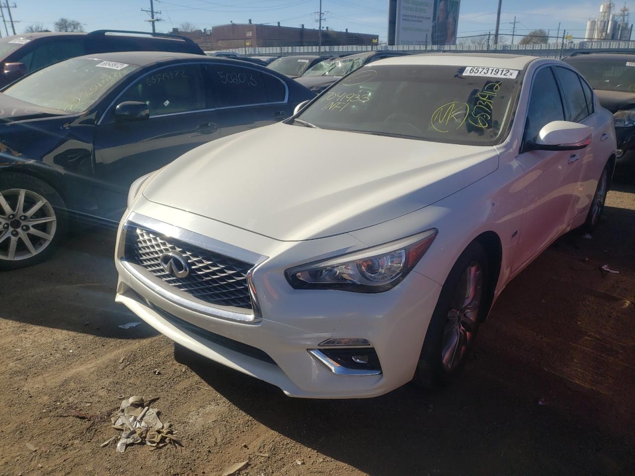 JN1EV7ARXKM556988 2019 Infiniti Q50 Luxe