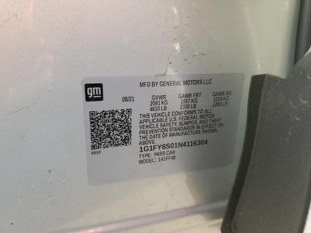 2022 CHEVROLET BOLT EUV L 1G1FY6S01N4116304