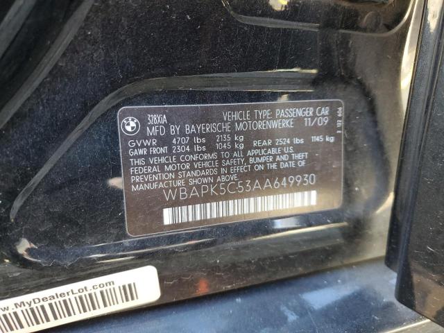 WBAPK5C53AA649930 BMW 328 Xi Sulev