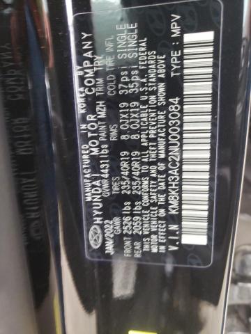 2022 HYUNDAI KONA N BAS KM8KH3AC2NU003084