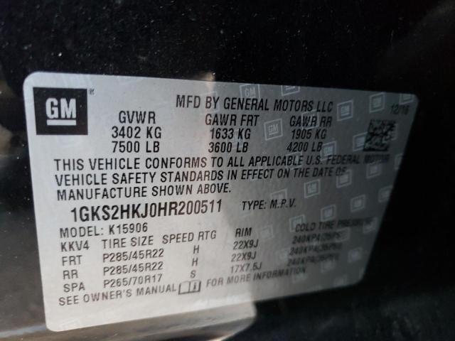 2017 GMC YUKON XL D - 1GKS2HKJ0HR200511