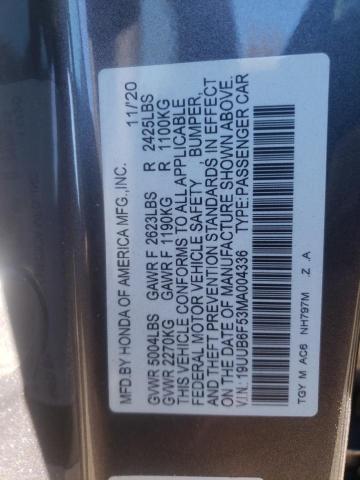 2021 ACURA TLX TECH A - 19UUB6F53MA004336