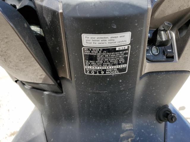 2019 HONDA WW150 RLHKF3008KY000504