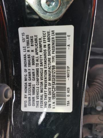 2016 HONDA CIVIC LX - 19XFC2F5XGE012769