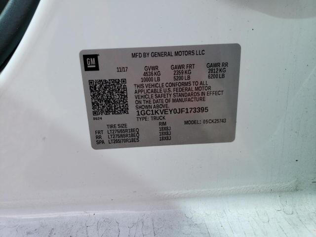 2018 CHEVROLET SILV2500 2 1GC1KVEY0JF173395