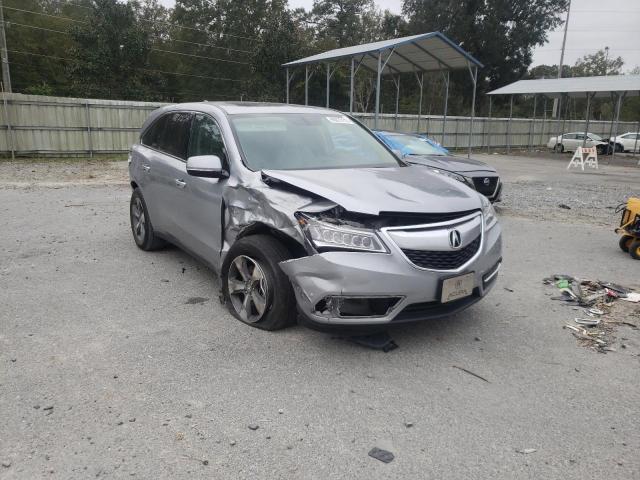 Salvage cars for sale from Copart Savannah, GA: 2016 Acura MDX