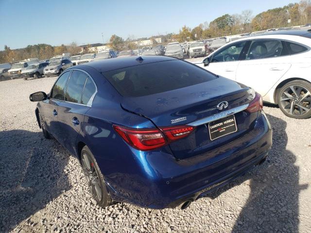 VIN: JN1FV7AP0JM460756 Auction: COPART Lot: 66496002 Location: AL - BIRMINGHAM JN1FV7AP0JM460756 INFINITI Q50 2016 BLUE Photo 3