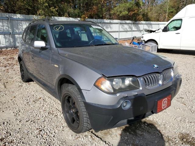 Salvage cars for sale from Copart Knightdale, NC: 2005 BMW X3 3.0I
