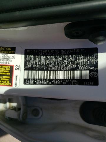 2018 TOYOTA CAMERY 4T1B11HK0JU524563