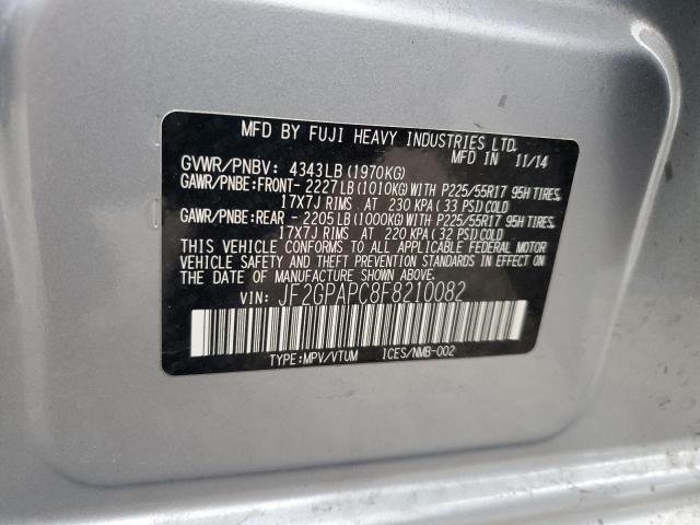 JF2GPAPC8F8210082 Subaru Xv Crosstrek 2.0 Limited