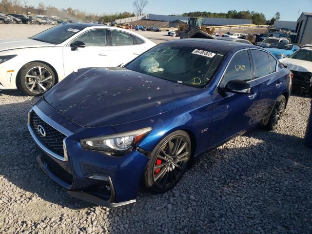VIN: JN1FV7AP0JM460756 Auction: COPART Lot: 66496002 Location: AL - BIRMINGHAM JN1FV7AP0JM460756 INFINITI Q50 2016 BLUE Photo 2