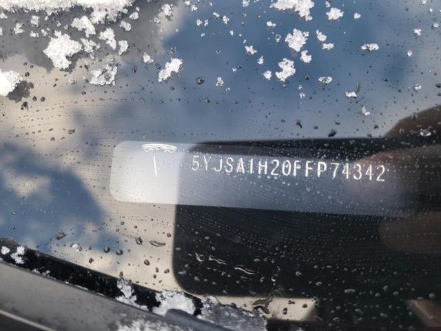 2015 TESLA MODEL S 85 5YJSA1H20FFP74342