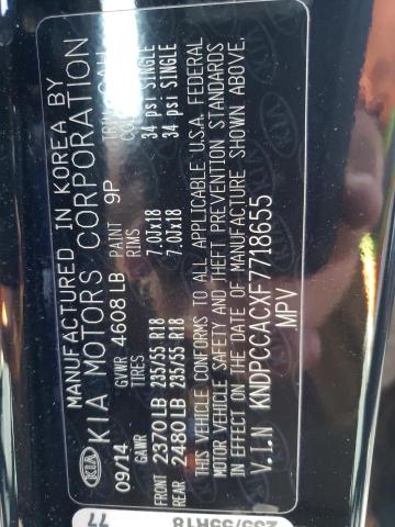 KNDPCCACXF7718655 KIA Sportage Ex