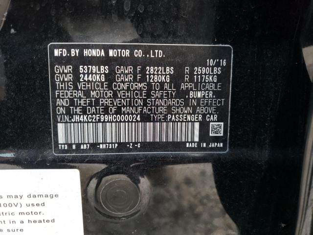 2017 ACURA RLX SPORT JH4KC2F99HC000024