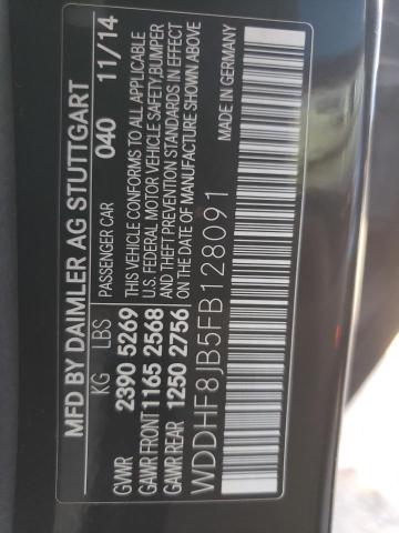 WDDHF8JB5FB128091 Mercedes-Benz E 350 4matic