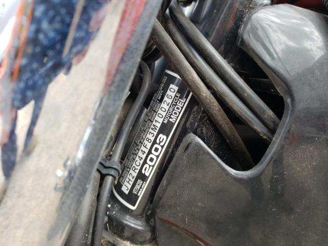 2003 HONDA SHADOW M/C - JH2RC44F83M100260