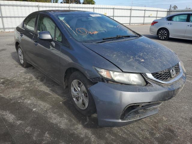 Salvage cars for sale from Copart Dunn, NC: 2013 Honda Civic LX