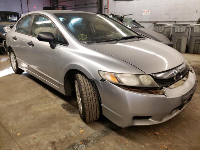 Salvage cars for sale from Copart Wheeling, IL: 2009 Honda Civic VP