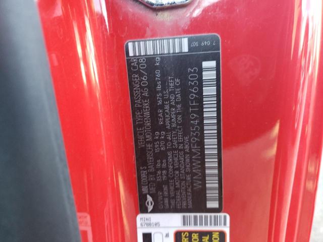 WMWMF93549TF96303 Mini Cooper
