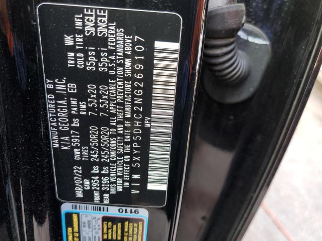 5XYP5DHC2NG269107 KIA Telluride Sx