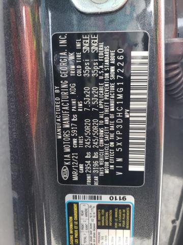 2021 KIA TELLURIDE - 5XYP3DHC1MG172260