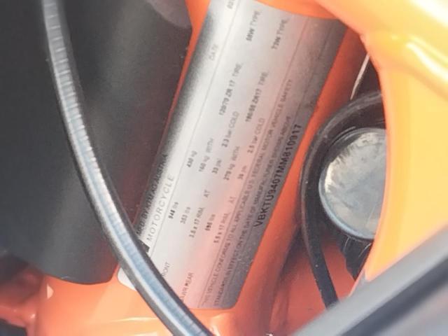2021 KTM 890 DUKE R VBKTU9407MM810917