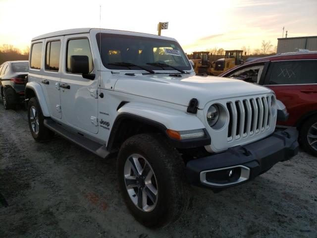 Salvage cars for sale at Spartanburg, SC auction: 2020 Jeep Wrangler U