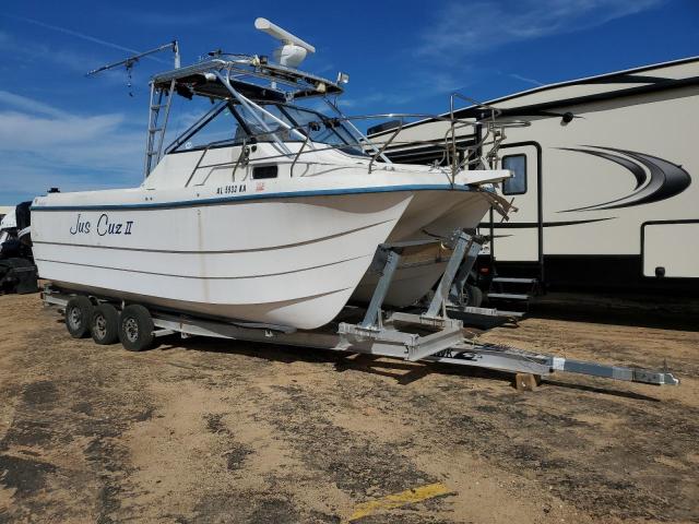 Salvage boats for sale at Theodore, AL auction: 1998 Kevl 2800