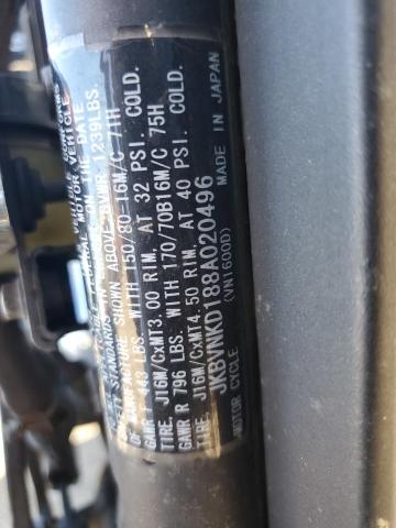 2008 KAWASAKI VN1600 D JKBVNKD188A020496