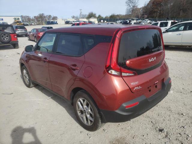  KIA SOUL 2022 Бургунді