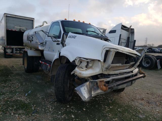 Salvage trucks for sale at New Braunfels, TX auction: 2015 Ford F750 Super