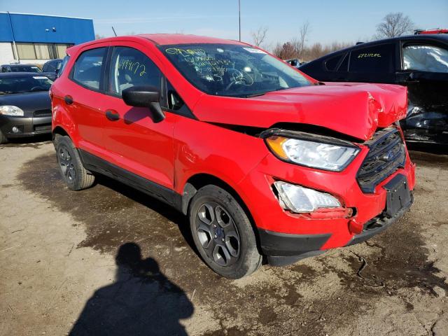 Salvage cars for sale from Copart Woodhaven, MI: 2018 Ford Ecosport S