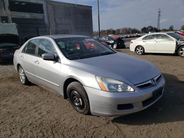 Salvage cars for sale from Copart Fredericksburg, VA: 2007 Honda Accord LX