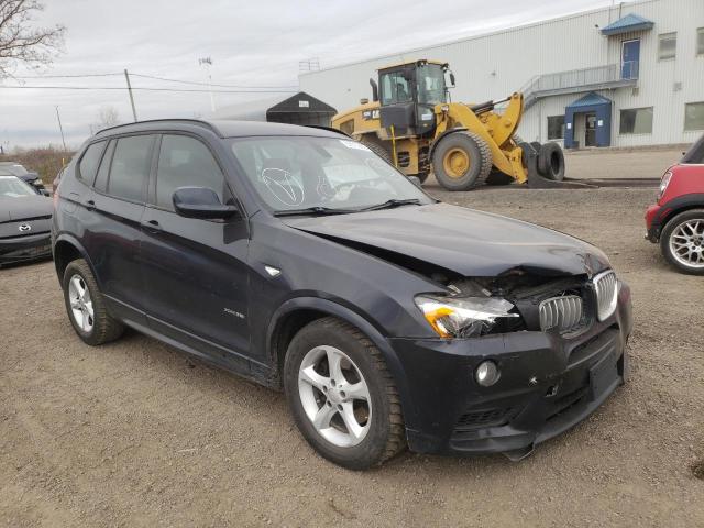 Salvage cars for sale from Copart Montreal Est, QC: 2012 BMW X3 XDRIVE3