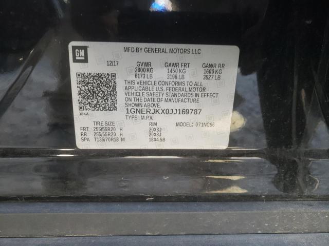 2018 CHEVROLET TRAVERSE R 1GNERJKX0JJ169787