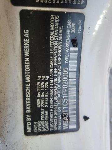 2015 BMW 428 XI SUL WBA3T1C51FP820005