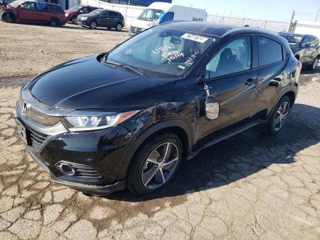 Salvage cars for sale at Woodhaven, MI auction: 2022 Honda HR-V EX