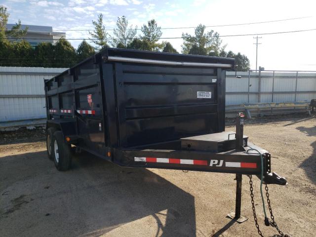 Salvage cars for sale from Copart Elgin, IL: 2020 PJ Dump Trailer