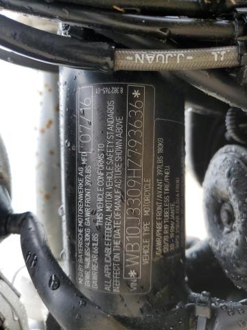 2017 BMW R NINE T S WB10J3309HZ793636