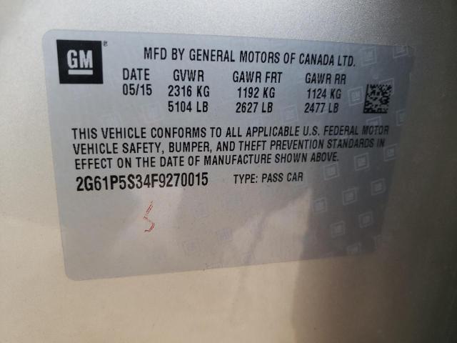 2015 CADILLAC XTS PREMIU - 2G61P5S34F9270015