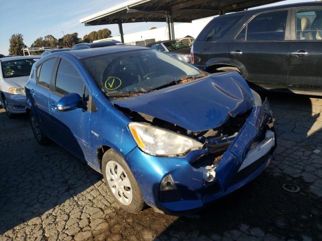 Salvage cars for sale from Copart San Martin, CA: 2012 Toyota Prius C