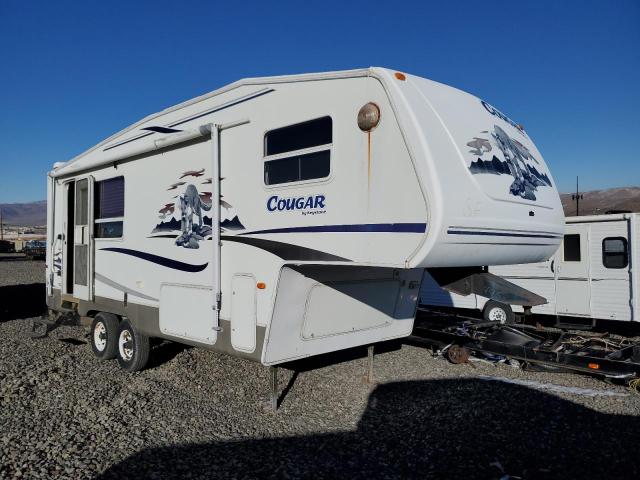 Cougar salvage cars for sale: 2005 Cougar Travel Trailer