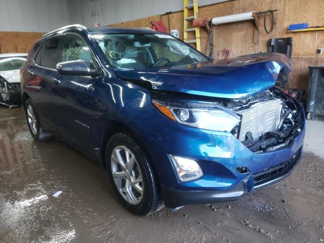 Salvage cars for sale from Copart Kincheloe, MI: 2021 Chevrolet Equinox PR