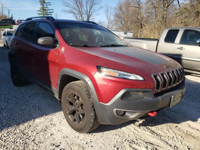 Salvage cars for sale from Copart Northfield, OH: 2015 Jeep Cherokee T